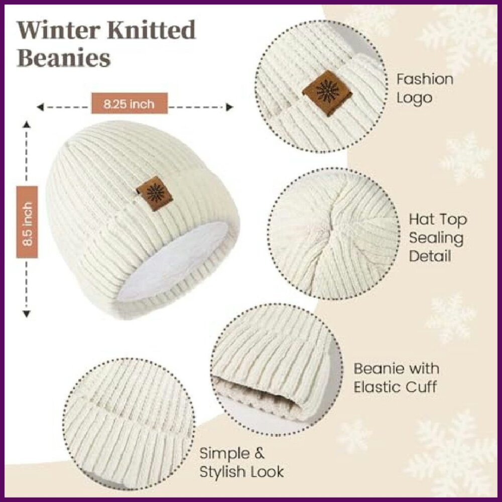 Chenille Winter Set: Touchscreen Gloves, Scarf, B… - image 4